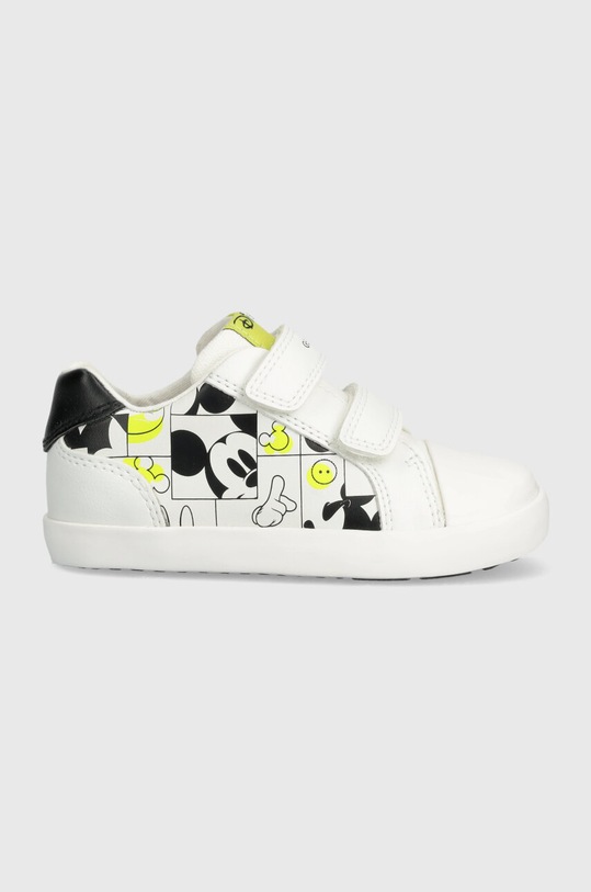 Geox scarpe da ginnastica per bambini x Disney pelle fiore bianco B45A7D.08554.24.27