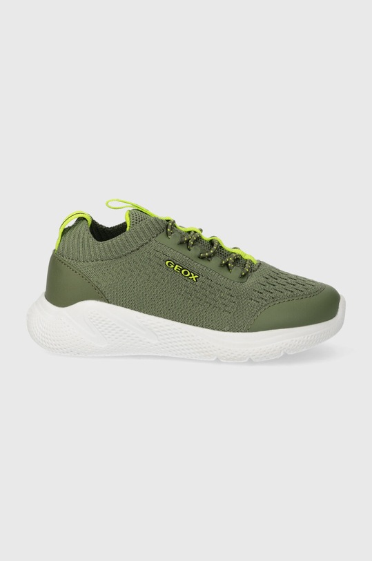 Geox sneakersy dziecięce SPRINTYE imitacja skóry licowej zielony J25GBA.0006K.24.27