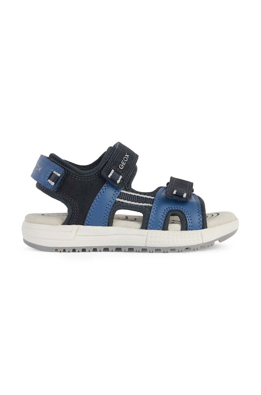 Geox sandały dziecięce SANDAL ALBEN skóra zamszowa niebieski J35AVA.01520.28.35