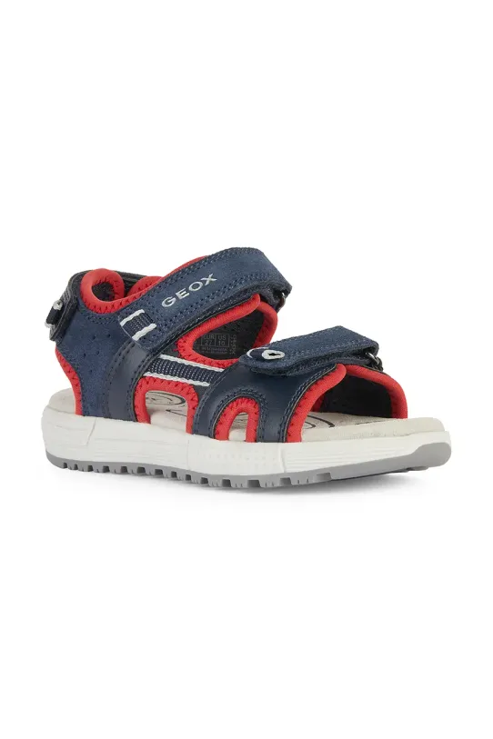 Geox sandały dziecięce SANDAL ALBEN skóra zamszowa granatowy J35AVA.01520.28.35