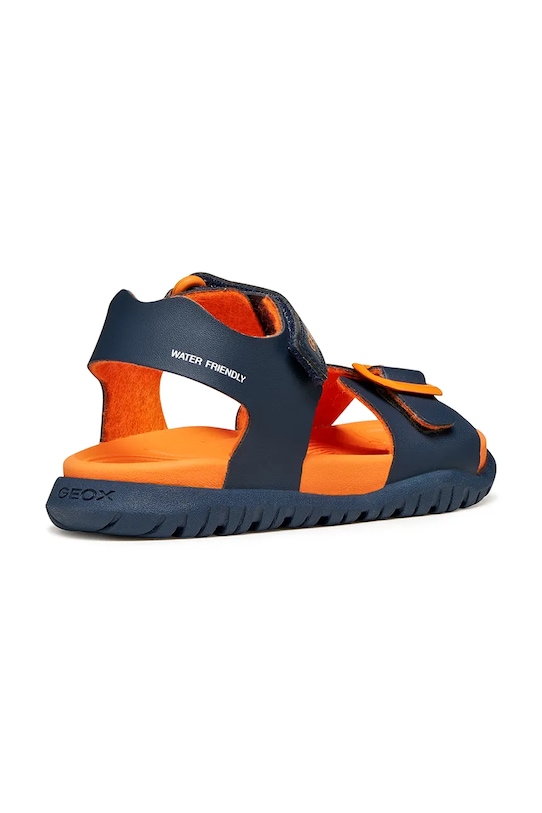 Chłopiec Geox sandały z odkrytą piętą dziecięce SANDAL FUSBETTO J35HMA.000BC.36.39 granatowy