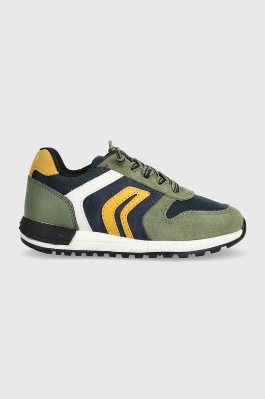 Geox sneakersy dziecięce ALBEN skóra zamszowa zielony J459EB.022FU.28.35