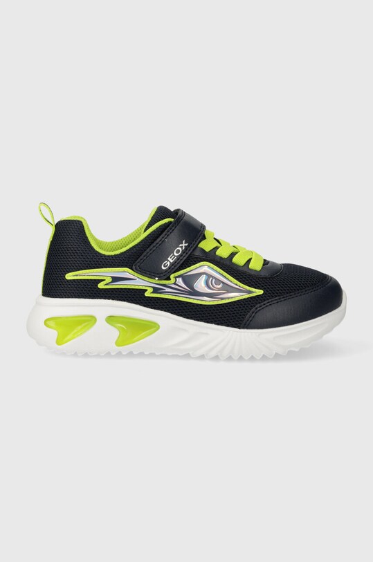 Geox sneakers pentru copii ASSISTER textil verde J45DZA.014CE.28.31