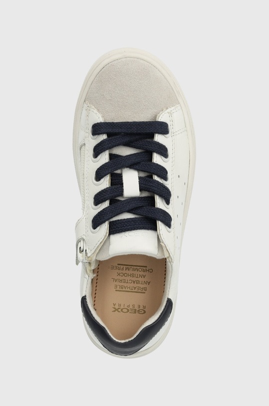Geox sneakersy skórzane dziecięce NASHIK biały J45ECA.08522.28.35