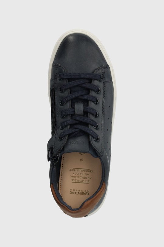 Detské kožené tenisky Geox NASHIK tmavomodrá J45ECA.0CL10.36.39