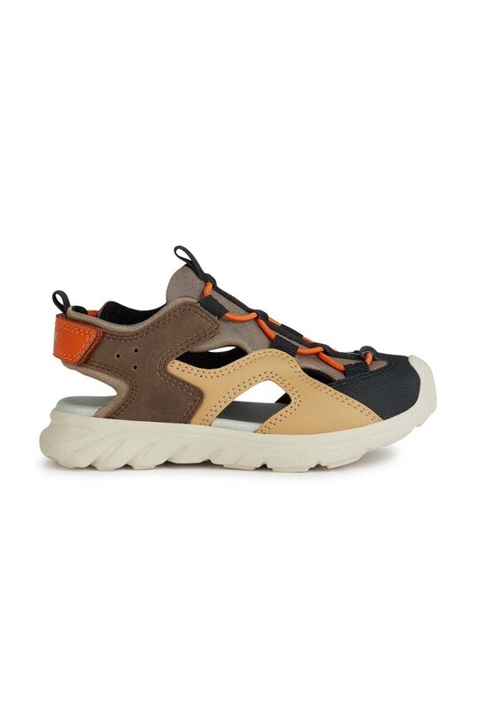 Detské sandále Geox SANDAL AIRADYUM imitácia kože hnedá J45F1E.0ME15.36.39