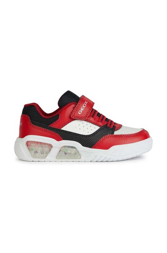 Geox scarpe da ginnastica per bambini ILLUMINUS tessile rosso J45GVC.0BU11.36.38