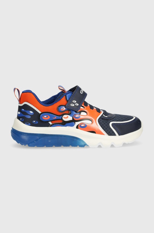 Dětské sneakers boty Geox CIBERDRON imitace kůže modrá J45LBA.01454.32.35