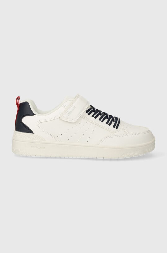 Geox sneakersy dziecięce WASHIBA imitacja skóry licowej biały J45LQA.05411.28.35