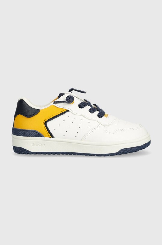 Geox sneakersy dziecięce WASHIBA imitacja skóry licowej biały J45LQB.05411.28.35