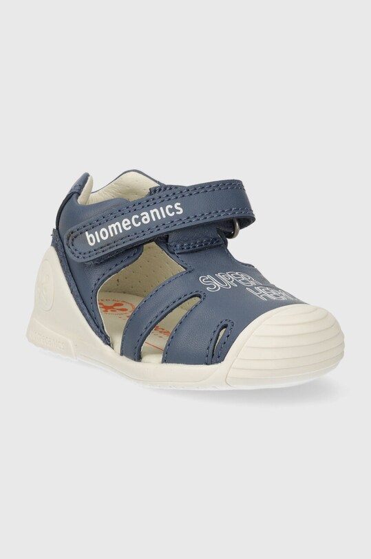 Biomecanics papuci din piele pentru copii 242121 albastru SS24