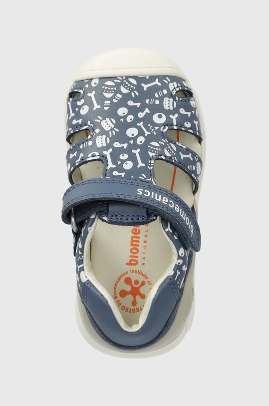 Детские кожаные сандалии Biomecanics голубой 242128
