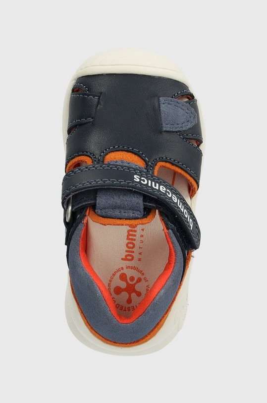 Biomecanics kapcie skórzane dziecięce granatowy 242124