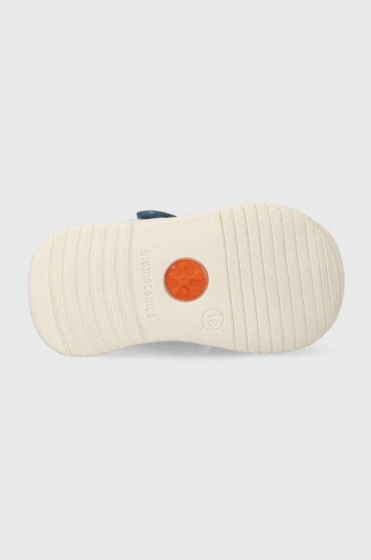 Biomecanics kapcie skórzane dziecięce 242124 niebieski