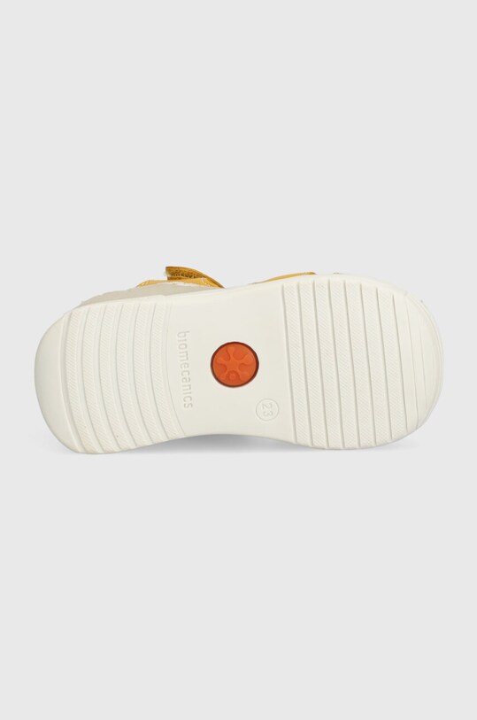 Biomecanics sandale din piele pentru copii 242125 galben