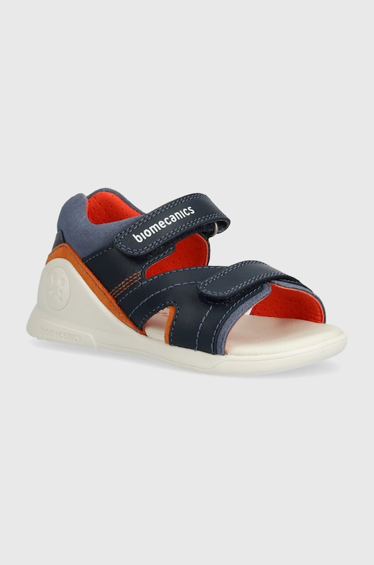 Biomecanics sandały skórzane dziecięce skóra zamszowa granatowy 242145