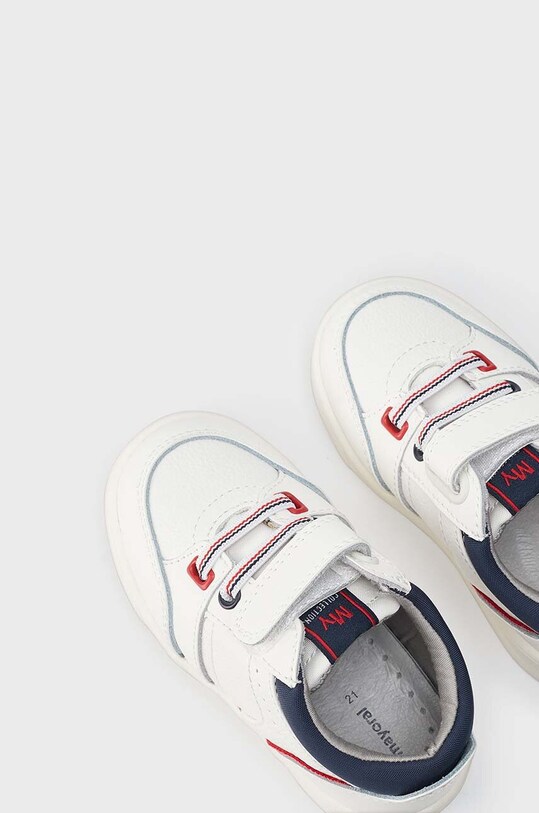 Mayoral sneakers pentru copii piele întoarsă alb 41569.70D.Baby