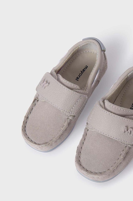 Semišové mokasíny Mayoral 41579.79B.Baby šedá SS24