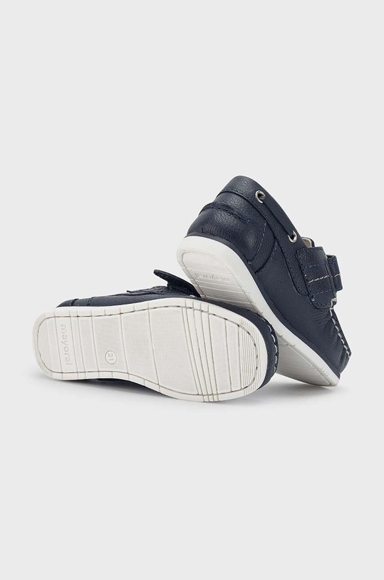 Детские кожаные мокасины Mayoral тёмно-синий 41581.81A.Baby