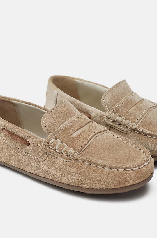Mayoral mocasini din piele intoarsa 43577.78A.Mini bej SS24
