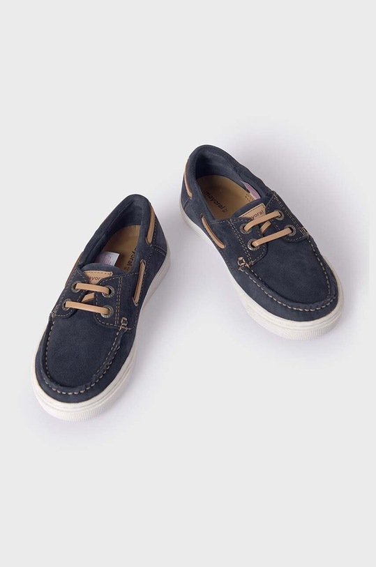 Mayoral gyerek mokaszin velúrból 45562.98A.Mini sötétkék SS24