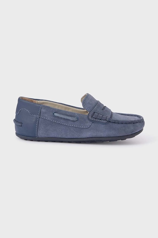 Mayoral mocassini in pelle bambino/a pelle fiore blu 45577.78C.Mini