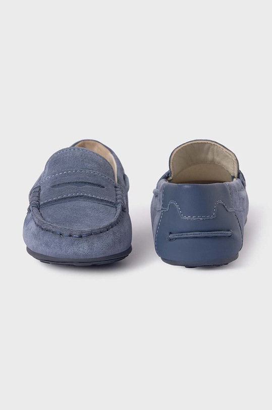 Băieți Mayoral mocasini din piele pentru copii 45577.78C.Mini albastru