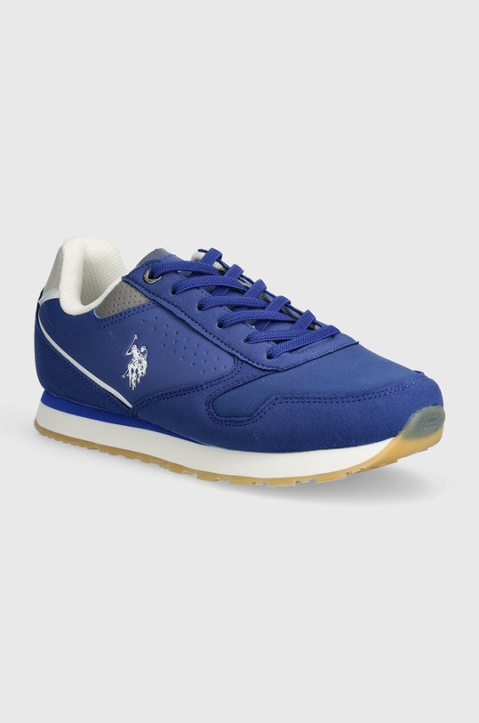 U.S. Polo Assn. sneakers pentru copii NOBIK001C imitatie de piele intoarsa albastru NOBIK001C.35.39