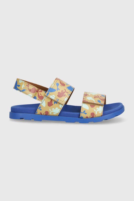 Detské kožené sandále Camper K800598.B.35.38 modrá SS24