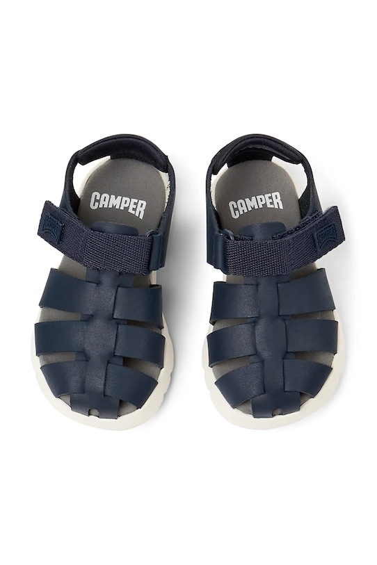 Camper sandały skórzane dziecięce niebieski K800489.K.