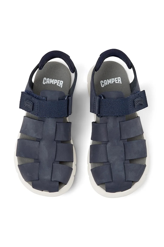 Детски сандали от кожа Camper тъмносин K800242.25.34
