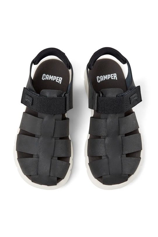 Camper sandały skórzane dziecięce czarny K800242.25.34