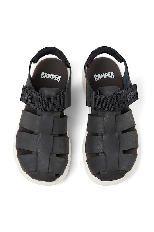 Camper sandały skórzane dziecięce czarny K800242.25.34