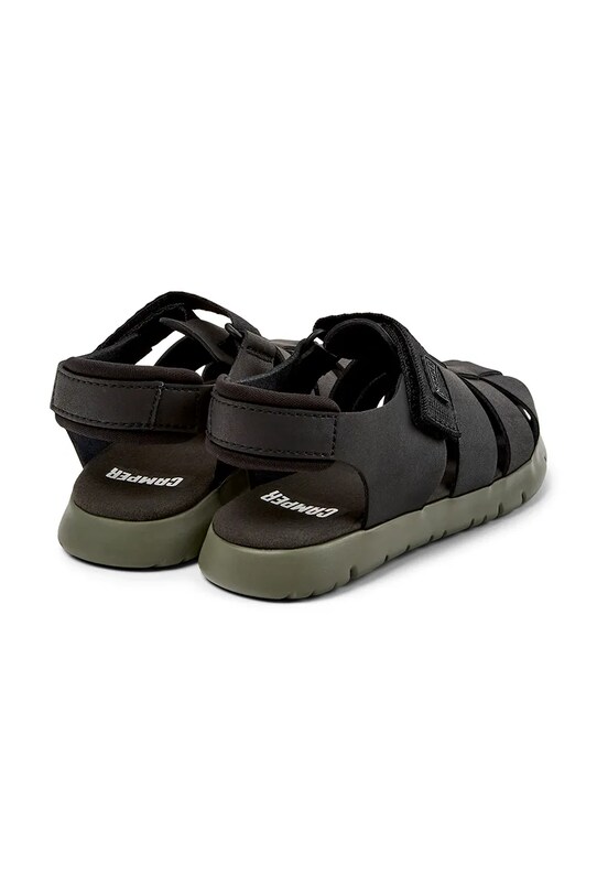Αγορίστικα Παιδικά δερμάτινα σανδάλια Camper K800242.25.34 μαύρο