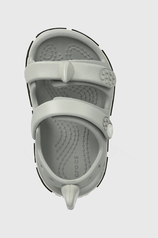 Crocs sandały dziecięce Crocband Cruiser Shark SandalT szary 210031.Crocband.Cruiser