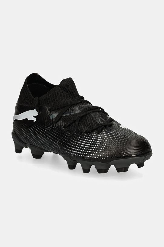 Детские бутсы Puma FUTURE 7 MATCH FG/AG Jr синтетический чёрный 107729