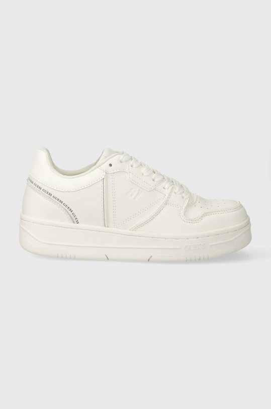 Guess sneakersy ANCIE imitacja skóry licowej biały FLPANC.LAC12.WHITE