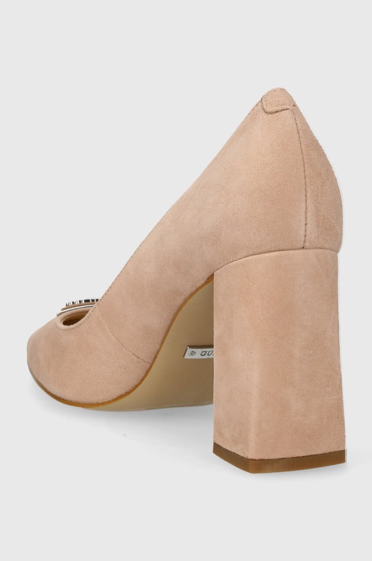 Obuv Semišové lodičky Guess BARSON FLPBAR.SUE08.NUDE béžová