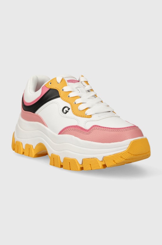 Guess sneakers BRECKY3 FLPBR3.ELE12.WHIPI alb SS24