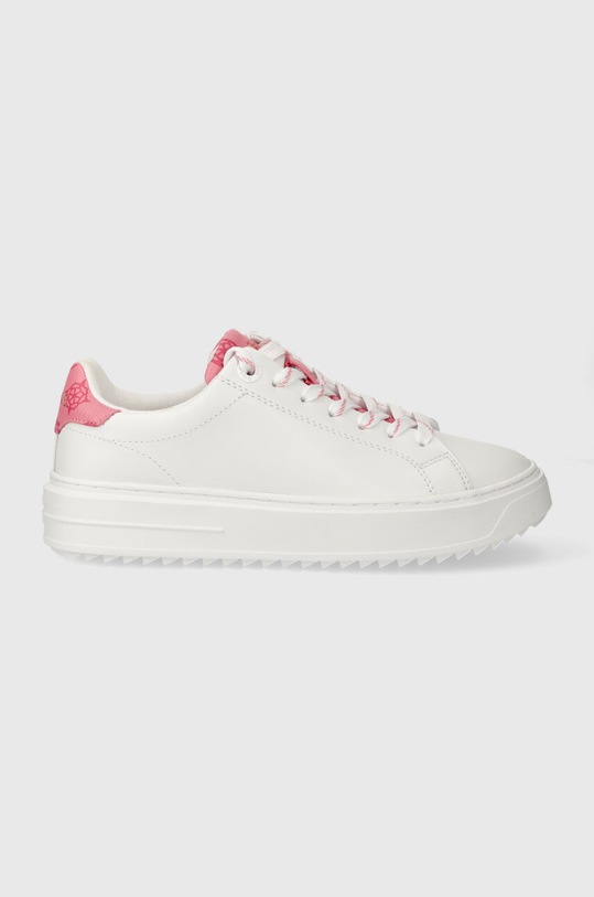 Tenisky Guess DENESA4 platforma biela FLPDS4.FAL12.WHIPI