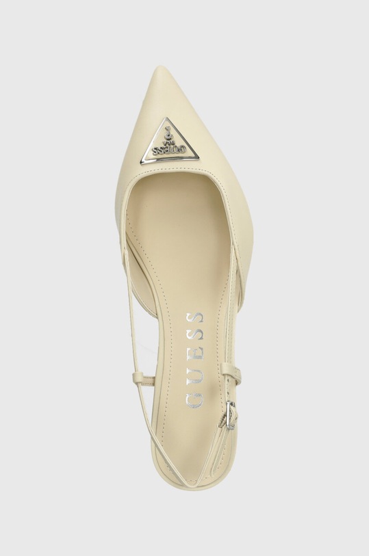 Kožené lodičky Guess JESSON béžová FLPJES.LEA05.CREAM