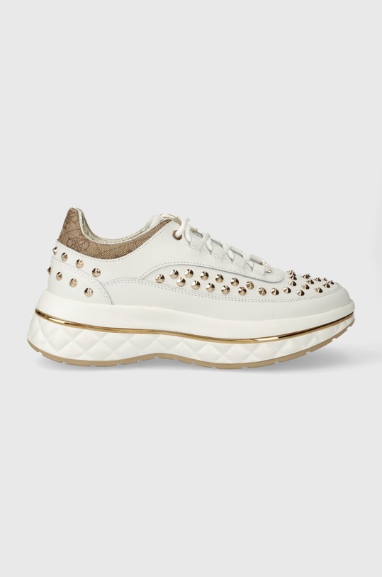 Kožené tenisky Guess KYRA usňová koža biela FLPKYR.LEM12.WHITE