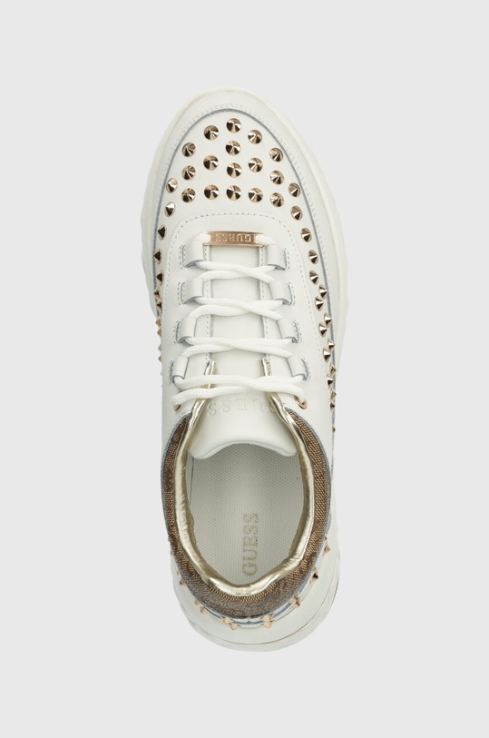 Kožené tenisky Guess KYRA biela FLPKYR.LEM12.WHITE