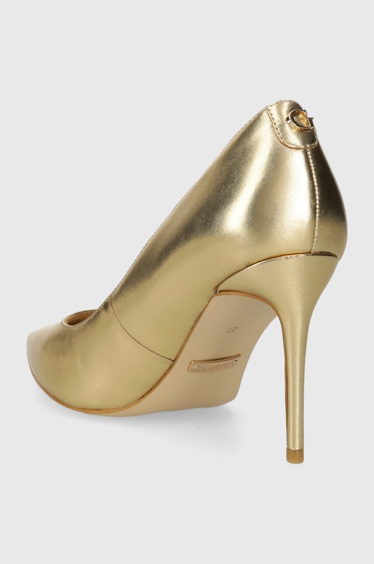 Încălțăminte Guess stilettos de piele RICA7 FLPRC7.LEM03.GOLD aur