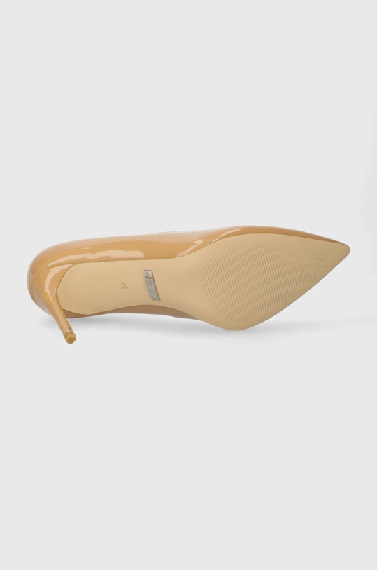 Guess stilettos de piele RICA7 FLPRC7.PAT03.NUDE bej