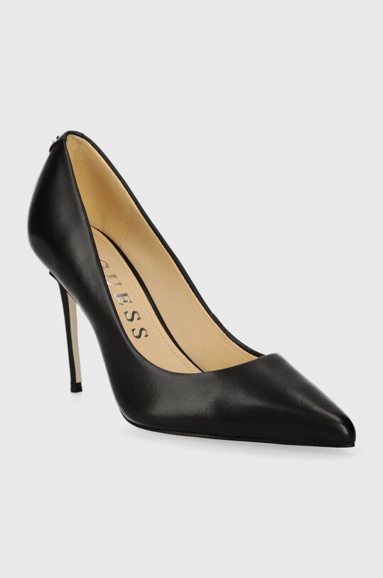 Guess stilettos de piele SABALIA6 FLPSB6.LEA08.BLACK negru SS24
