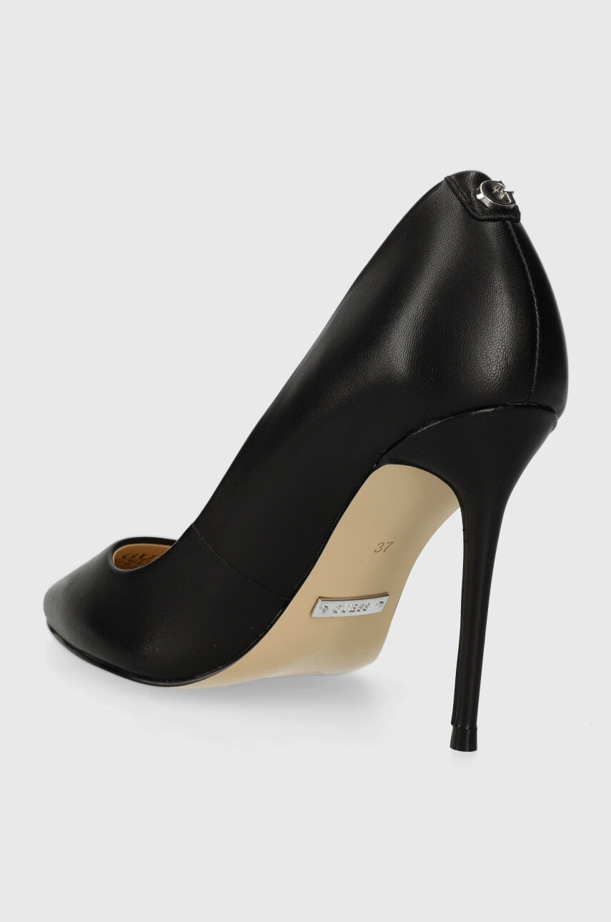 Obuća Kožne štikle Guess SABALIA6 FLPSB6.LEA08.BLACK crna