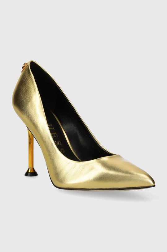 Шкіряні туфлі Guess TRACKER FLPTRK.LEM08.GOLD золотий SS24