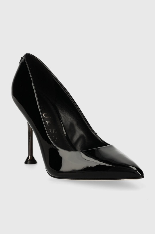 Kožené lodičky Guess TRACKER FLPTRK.PAT08.BLACK černá SS24