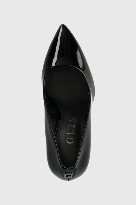 Kožené lodičky Guess TRACKER černá FLPTRK.PAT08.BLACK